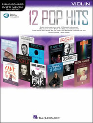 12 Pop Hits Violin Book with Online Audio Access cover